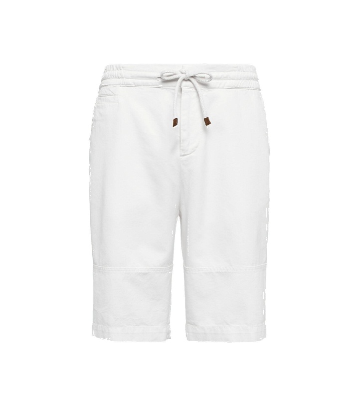 Photo: Brunello Cucinelli - Cotton Bermuda shorts