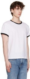 Second/Layer SSENSE Exclusive White Ringer T-Shirt