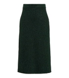 Christopher Kane High-rise metallic midi skirt