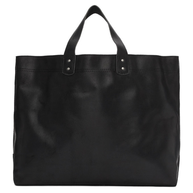 Photo: Comme des Garcons Homme Black Waxed Velour Tote Bag