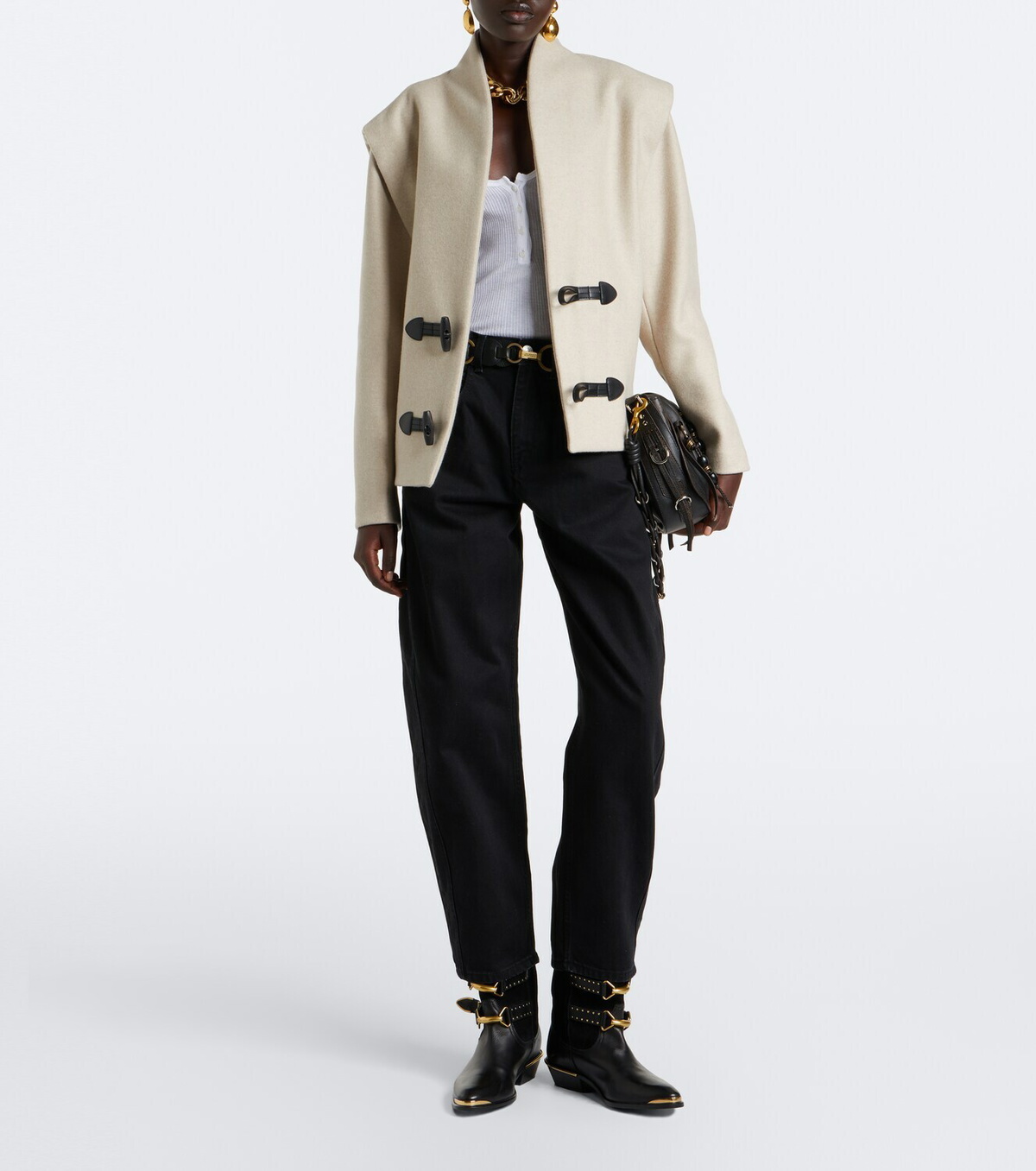 Isabel Marant Oriane barrel-leg jeans