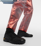 Ganni - Performance high-top sneakers