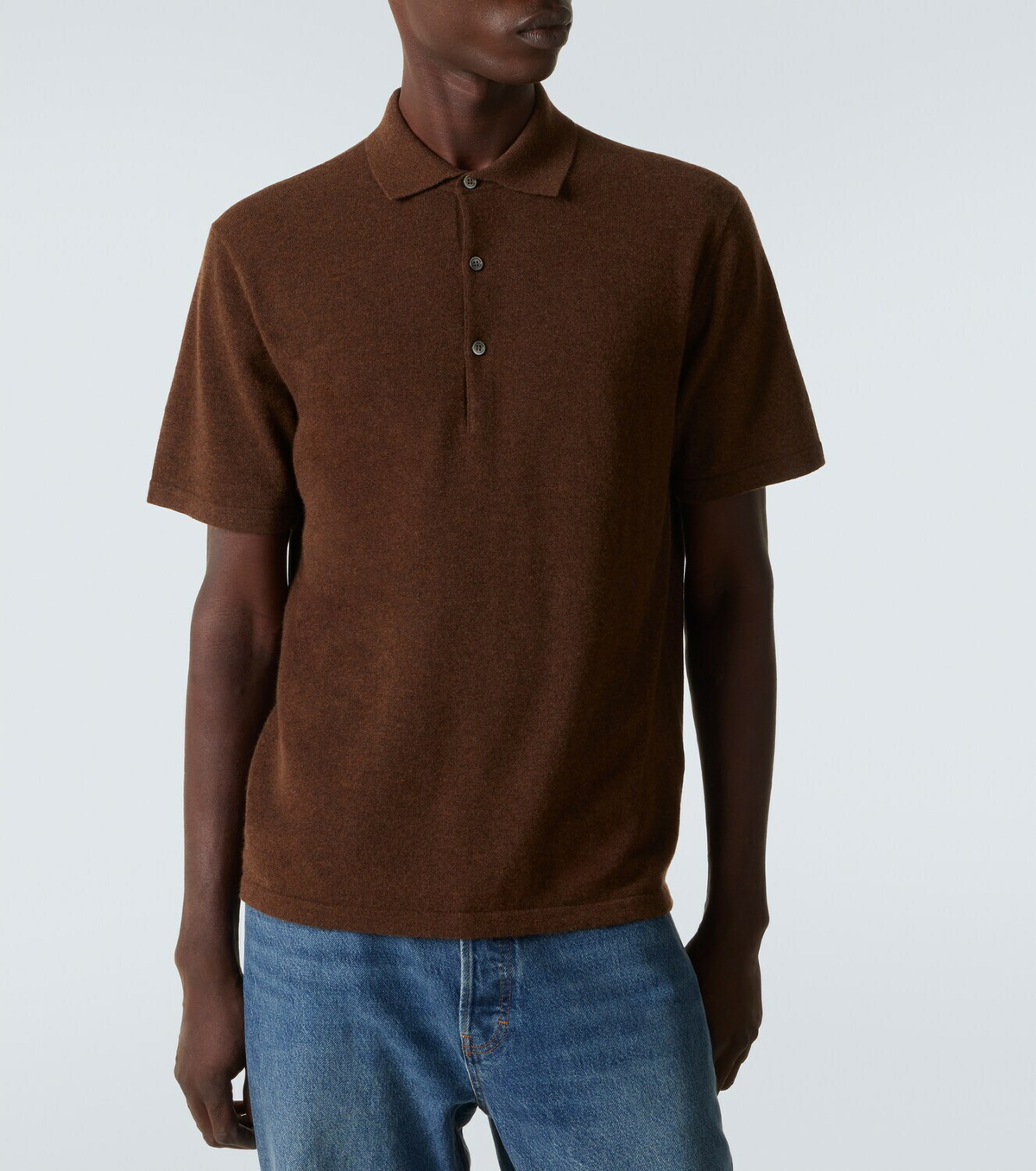 Arch4 Cashmere polo shirt