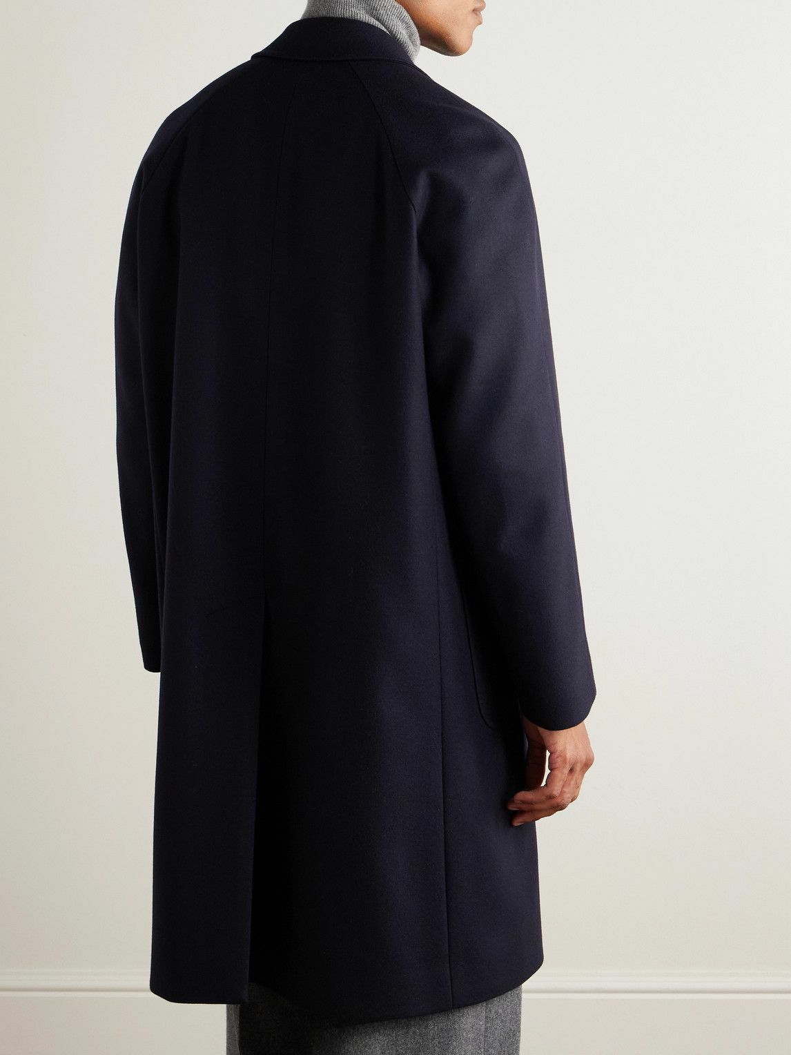 Boglioli - Virgin Wool-Blend Coat - Blue Boglioli