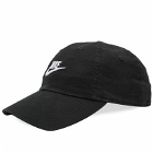 Nike Futura Washed Club Cap in Black