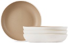 Jars Céramistes White & Beige Studio Pasta Plate Set