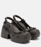 Simone Rocha x Crocs embellished slingback pumps