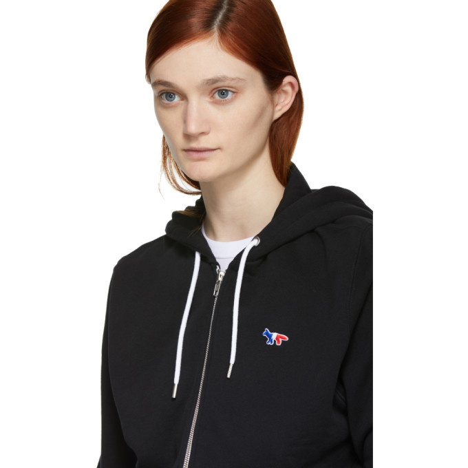 Maison kitsune tricolor fox patch sweatshirt hotsell