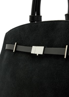 Demellier The Hudson Suede top Handle bag - Black - One Size
