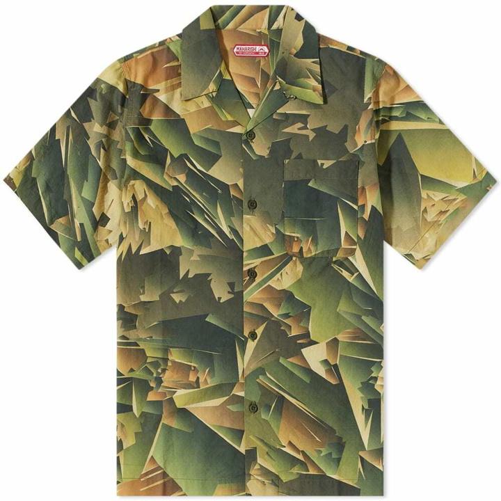 Photo: Maharishi Cubist Camo Camp Shirt