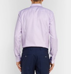 Hugo Boss - Lilac Isko Slim-Fit Cotton-Jacquard Shirt - Men - Lilac
