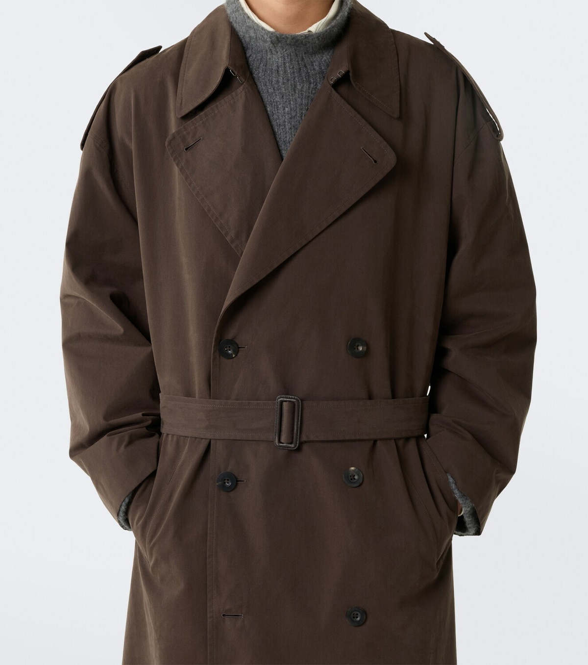 The Row Mischa cotton trench coat