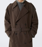The Row Mischa cotton trench coat