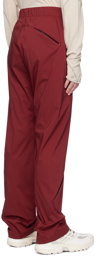 Post Archive Faction (PAF) Burgundy Zip Pocket Trousers