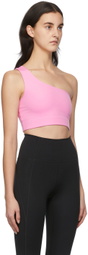 Girlfriend Collective SSENSE Exclusive Pink Bianca Sport Bra
