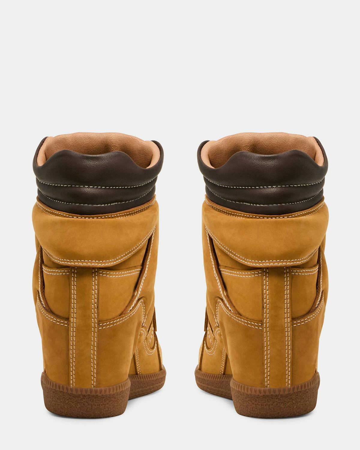 Steve Madden Mavis Sneakers in Tan Nubuck