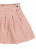 BONPOINT Pleated Stretch Cotton Gabardine Skirt