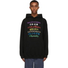 Balenciaga Black Languages Medium Fit Hoodie