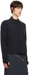 Archival Reinvent Black Cloud Suit Jacket