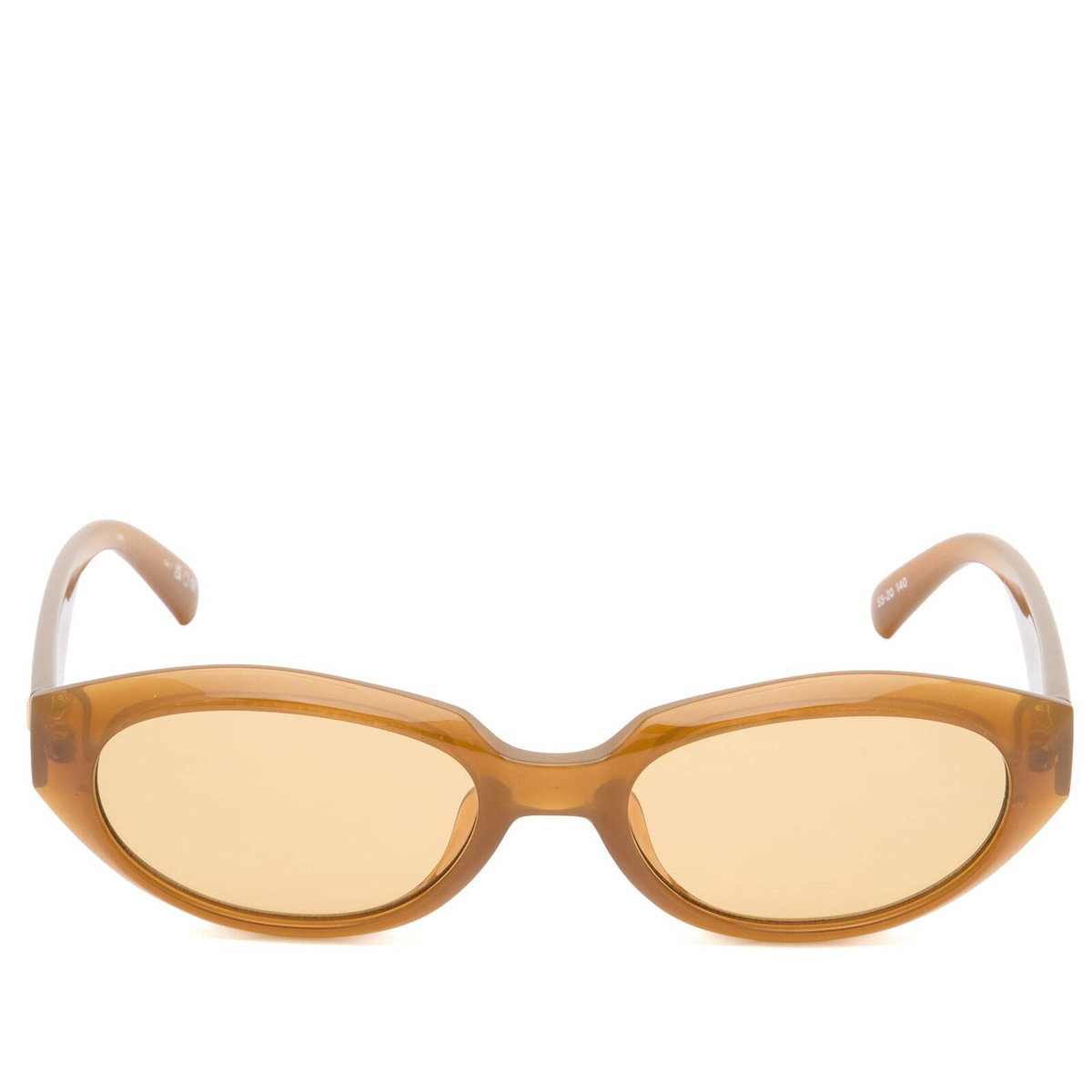 Le Specs Le Bijou Sunglasses in Toffee/Mustard Mono 