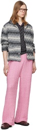 Isa Boulder SSENSE Exclusive Pink Tick Trousers