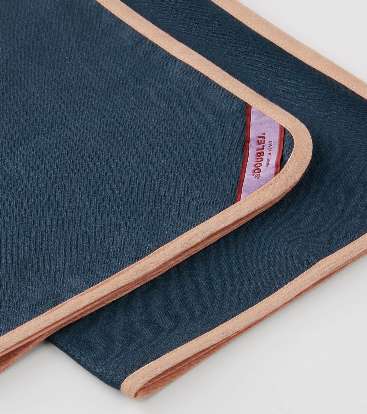 La DoubleJ Rainbow Navy Large set of 2 napkins