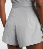Vivienne Westwood Elle pinstripe cotton shorts