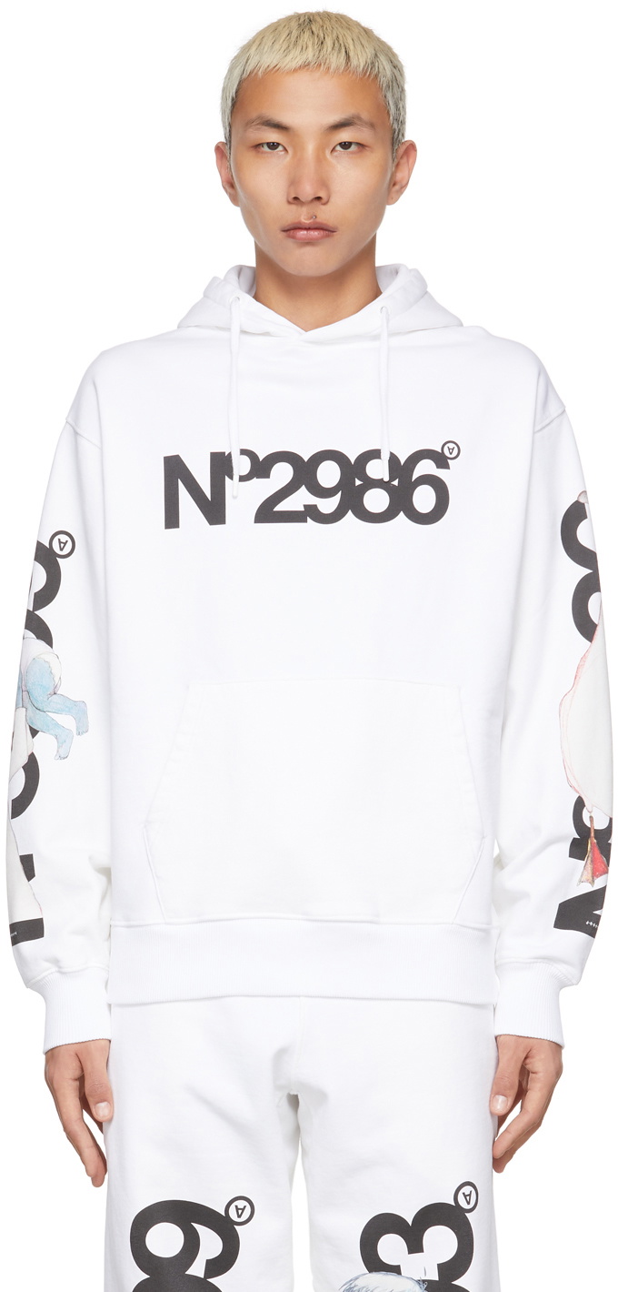 Aitor Throup’s TheDSA White 'No2986' Hoodie