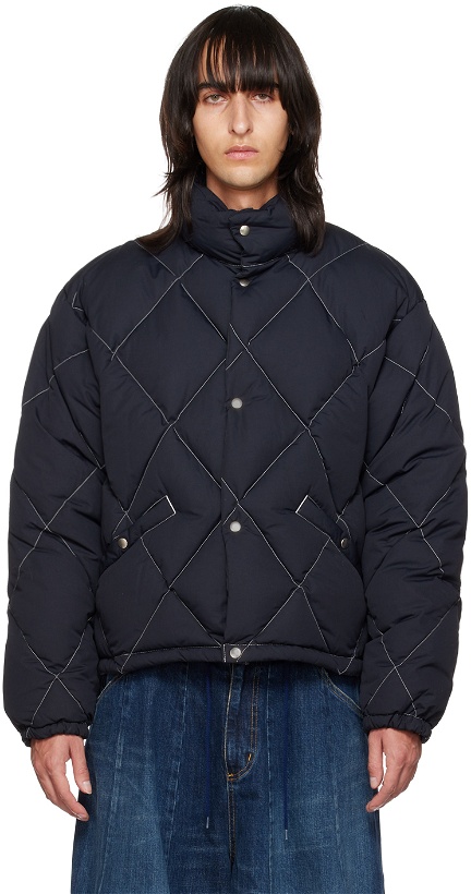 Photo: JieDa Black Quilted Puffer Down Jacket