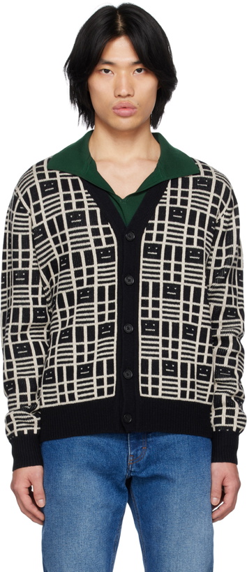 Photo: Acne Studios Black Jacquard Cardigan