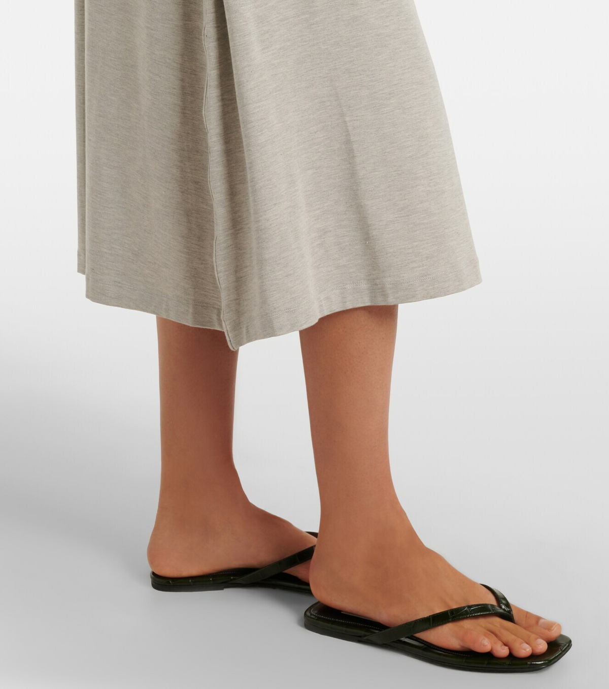 Toteme Jersey gathered midi dress