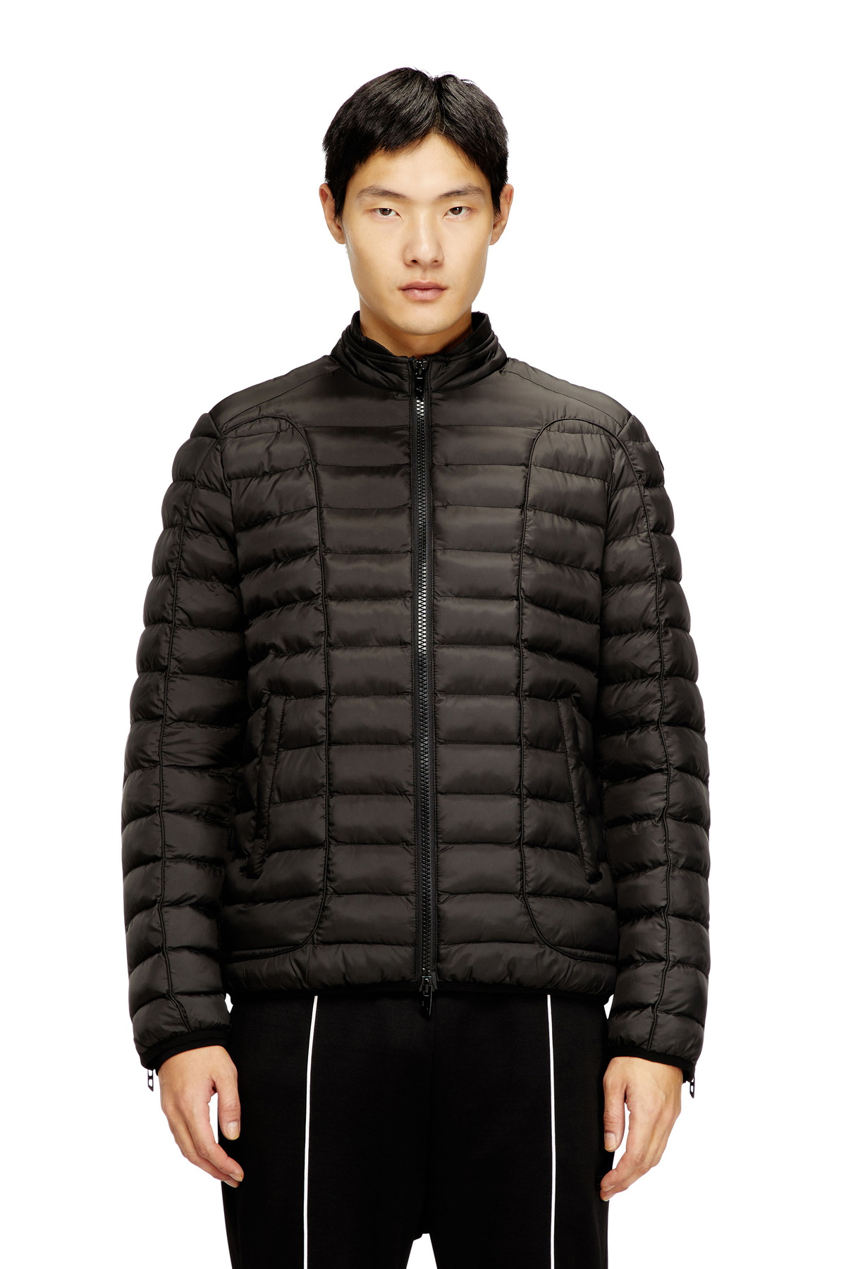 Diesel Blue & Brown W-Bogaert Puffer Jacket Diesel