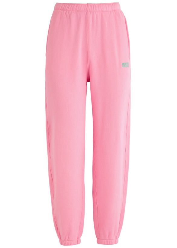 Photo: American Vintage Izubird Stretch-cotton Sweatpants Pink
