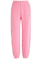 American Vintage Izubird Stretch-cotton Sweatpants Pink