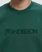 JW Anderson LOGO EMBROIDERY SWEATSHIRT Green Men
