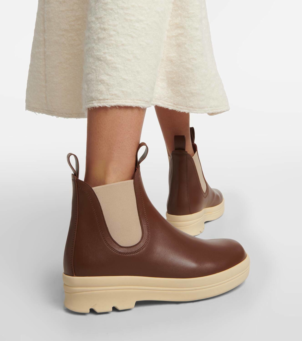 Loro Piana Lakeside leather Chelsea boots