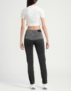 Manila Grace Womens Jeans in Black
