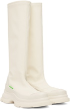 both White Gao EVA Boots