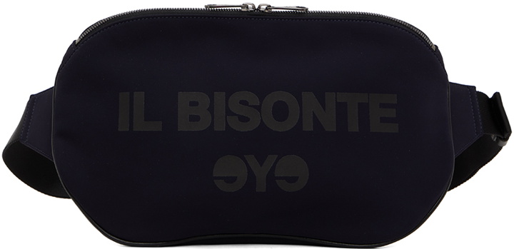 Photo: Junya Watanabe Navy Il Bisonte Edition Bonded Bag