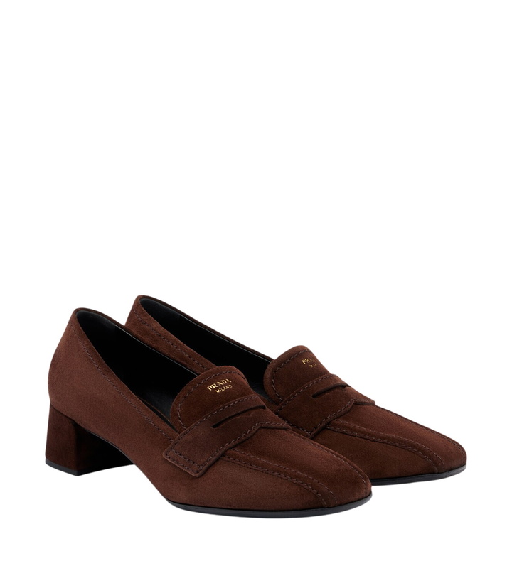 Photo: Prada Suede loafer pumps
