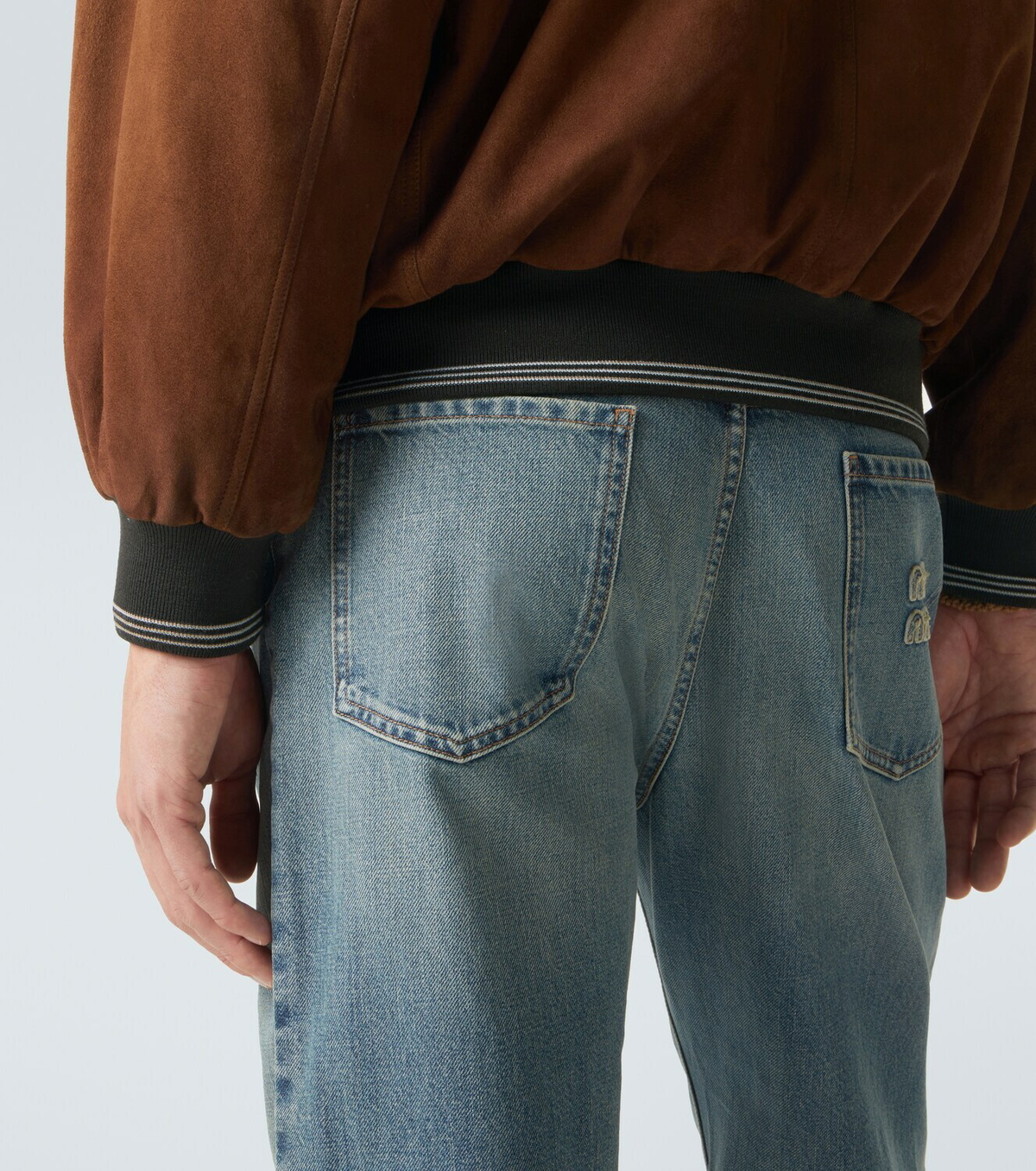 Miu Miu Suede bomber jacket