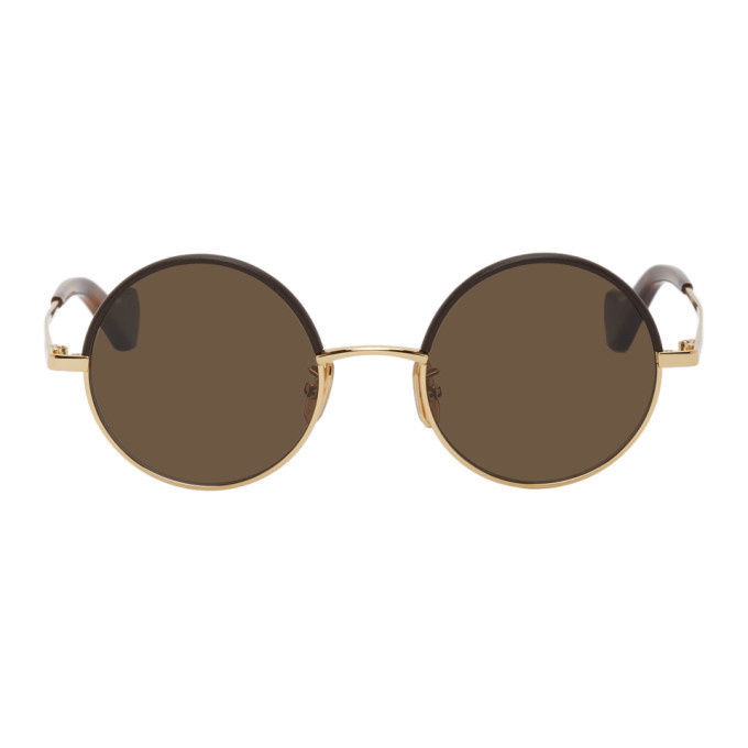 Photo: Loewe Gold Small Round Sunglasses