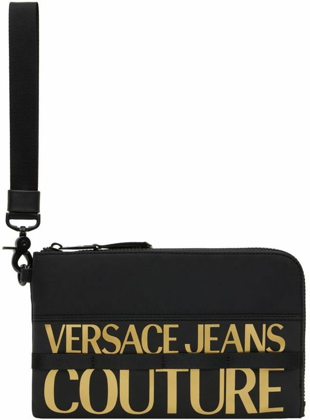 Photo: Versace Jeans Couture Black Logo Pouch