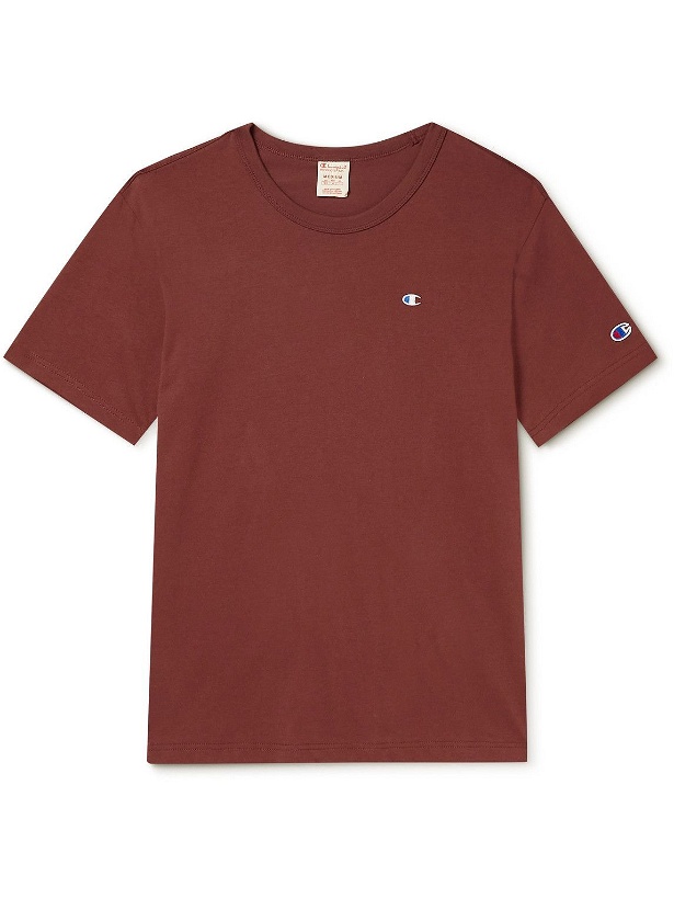 Photo: Champion - Cotton-Jersey T-Shirt - Red