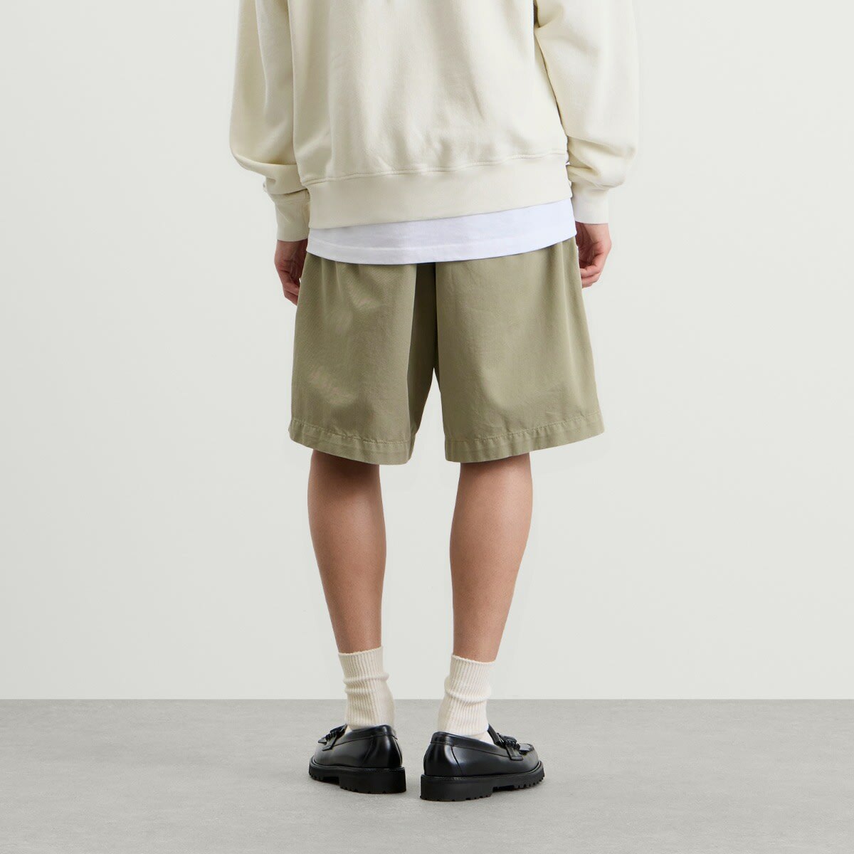 END. Resort Short in Sage Green
