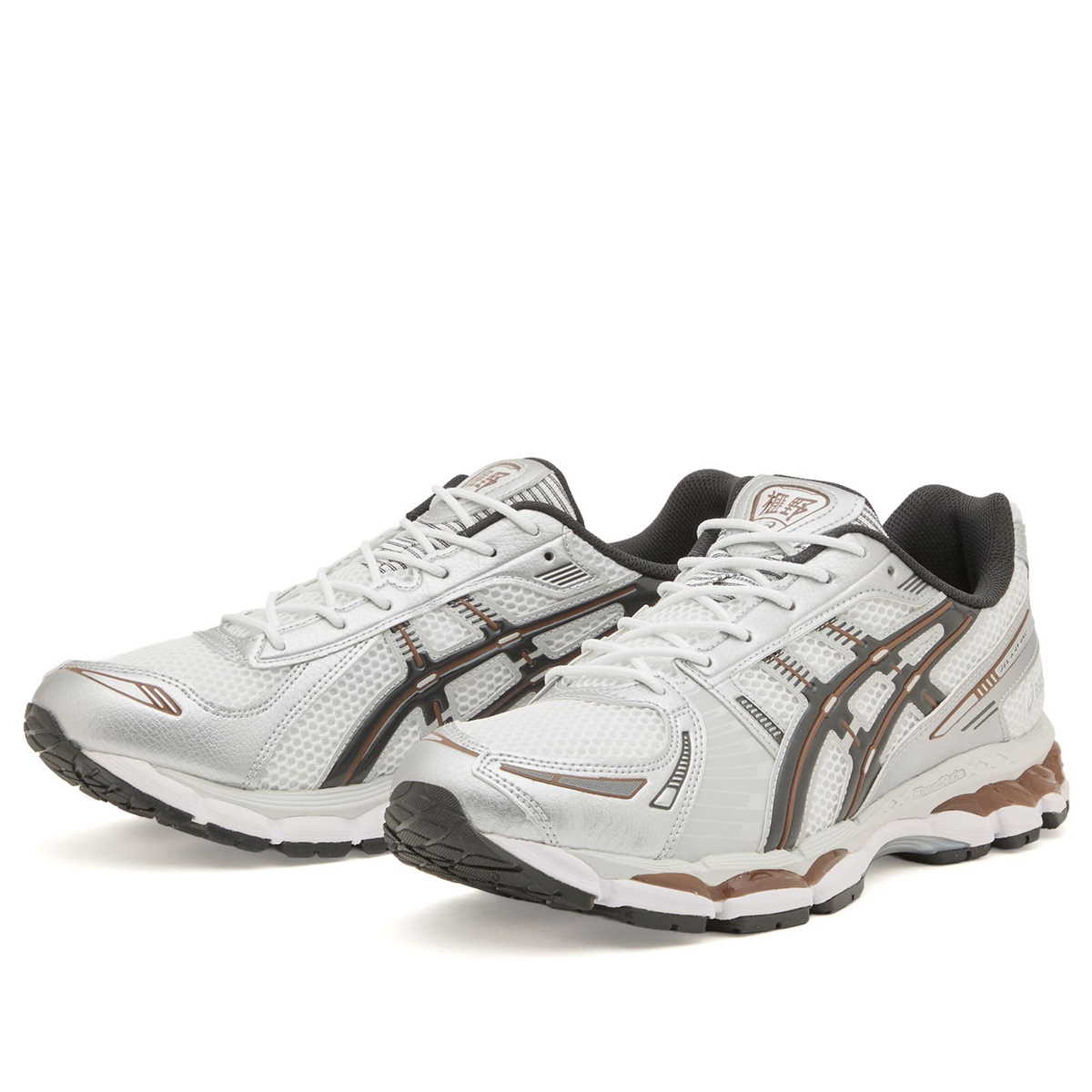 Asics Gel-Kayano 12.1 Sneakers in White/Graphite Grey