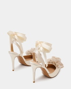 Steve Madden Rosie Heels in Ivory Satin