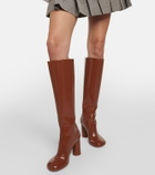 Bottega Veneta Atomic leather knee-high boots