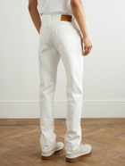 Loro Piana - Quarona Slim-Fit Straight-Leg Jeans - White