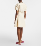 Loewe Paula's Ibiza Anagram cotton poplin shirt dress